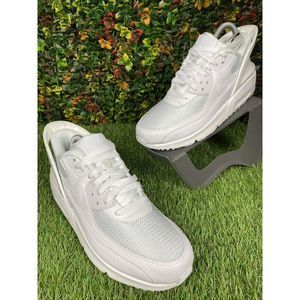 8.5 Nike Air Max 90 Flyease Shoes Sneakers White CV0526-102 Womens 8.5 Kids 7Y